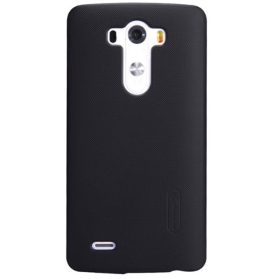 LG G3 Handy Tasche Nillkin Hard Case Cover Schale Super Frosted Schwarz