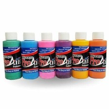 ProAiir Hybrid Airbrush Makeup Tropical Kit for SFX, 6 1oz Bottles