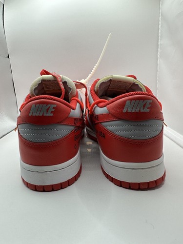 Nike Dunk Low Off White University Red - Picture 12 of 20