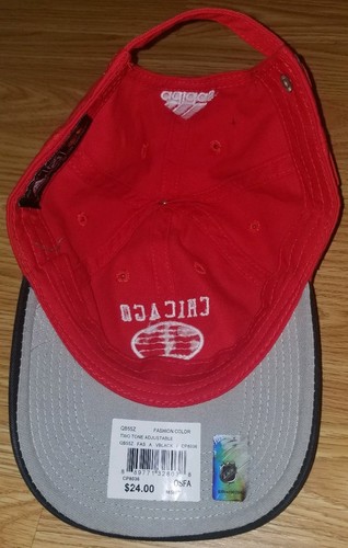 Chicago Blackhawks Adidas NHL Snapback Cap Hat Red & Black Men's - Picture 6 of 7