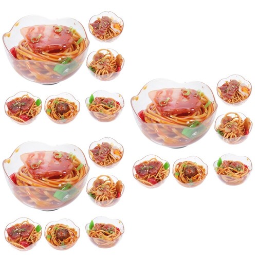 3 Pieces Simulation Food Model Child Props for Display Fake Decor