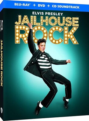 JAILHOUSE ROCK (1957) Elvis Presley Blu-Ray & CD BRAND NEW (USA Compatible)