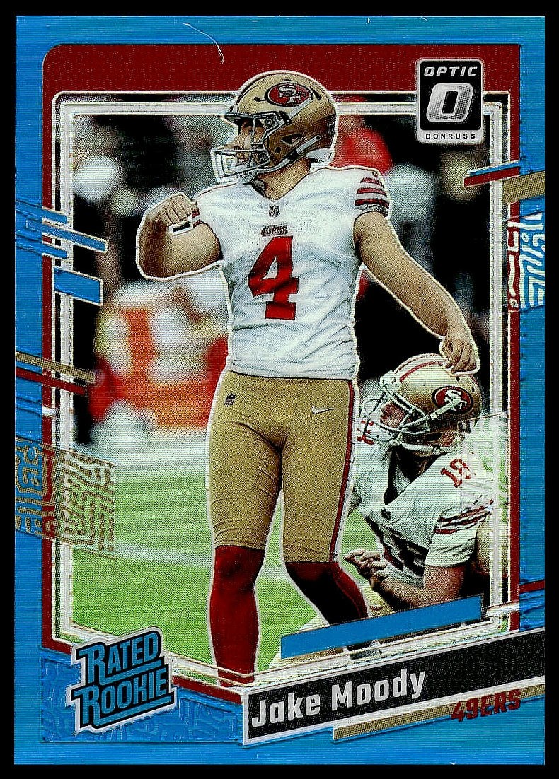 2023 Donruss Optic #289 Jake Moody Aqua #/299