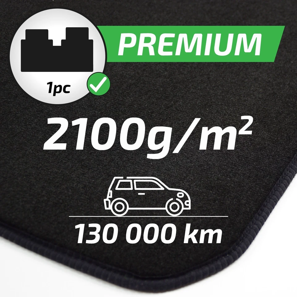 Tapis de sol anthracite premium conducteur avant gauche pour Audi TT mk3 à... - Photo 2/4