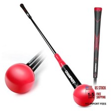 Golf Swing Trainer - Tempo Flexibility Training Aids Warm-Up Stick 48" Red
