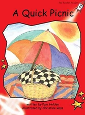 A QUICK PICNIC (RED ROCKET READERS) By Pam Holden & Christine Ross **BRAND NEW**
