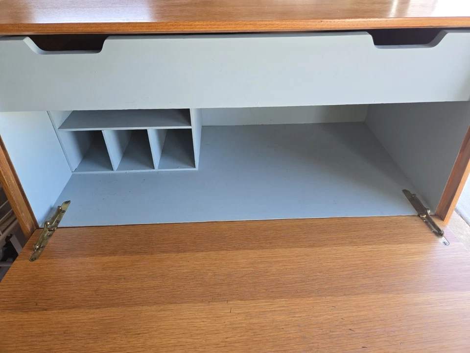 Vintage Mid-Century Modern Mengel Drop Front Secretary Desk by Raymond Loewy - Image 2 of 4