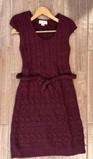 Jessica Simpson Plum Sweater Dress (Medium)