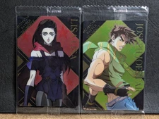 Lisa Joseph Joestar JoJo's Bizarre Adventure Wafer Card Set of 2 Used