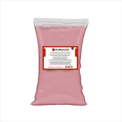 TFC TROLL FACTORY TFC Alginat Schnellabformmasse Köprerabformung Baby rot ultrafast 2 Minuten 500g