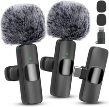 Wireless Microphone for Iphone, Android Wide Compatibility Noise Reduction Clear