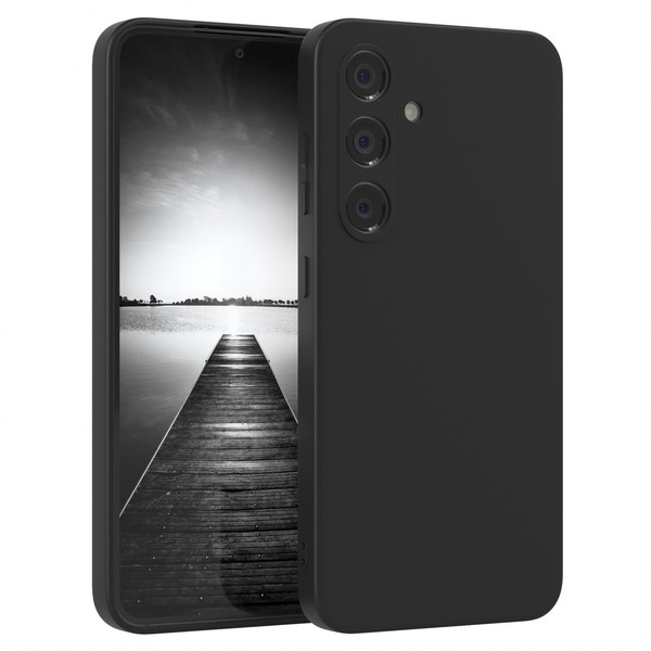 HandyhüLle FüR Samsung Galaxy S24 Fe Silikon Cover Tpu Schutz Handy Case Schwarz-image