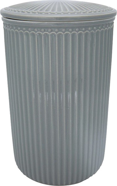 Greengate Vorratsglas Alice Stone Grey Large H: 21 Cm GrößE H 21 Cm X B 13,5 Cm-image