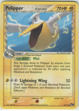 Pokemon PELIPPER 14/17 Promo Card POP Series 5 - EXC-NM