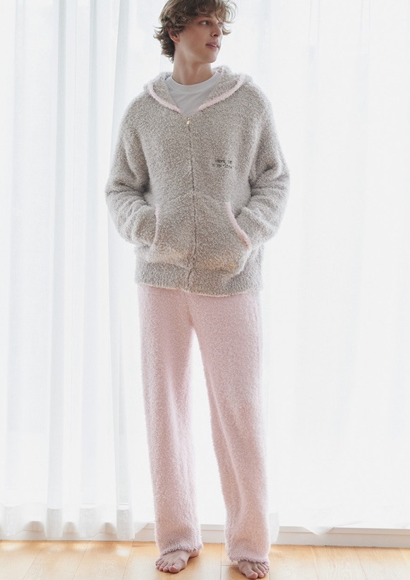 ENHYPEN PEACH JOHN チェキ JAY ENHYPEN PEACH JOHN collaboration Room Wear Fluffy Zip-Up