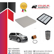 KIT TAGLIANDO 4 FILTRI FIAT FREEMONT 2.0 MULTIJET