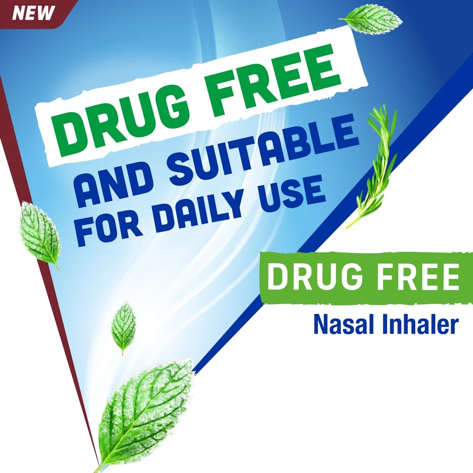 Afrin Nuevo Vapor Burst, Inhalador Diario On-The-Go, 100% Libre de Drogas, Infundido con... Foto 4 de 4