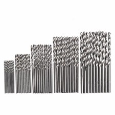 Comprehensive 50Pcs Drill Bit Set for Wood Plastic and Aluminum Surfaces