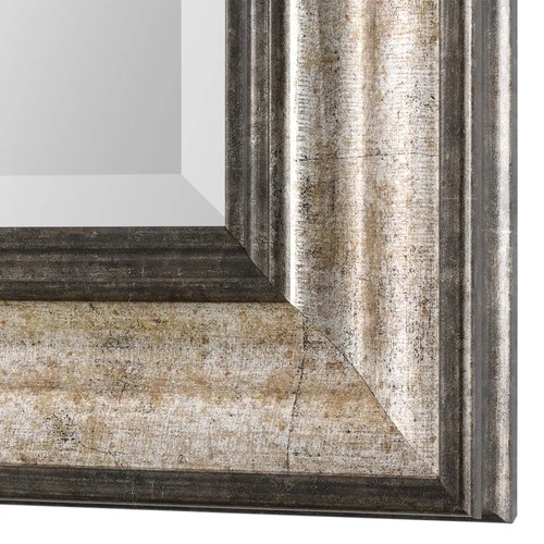 Uttermost 09366 Bronze/Silver Shefford 31"W Rectangular Framed Beveled Mirror By - Picture 3 of 4
