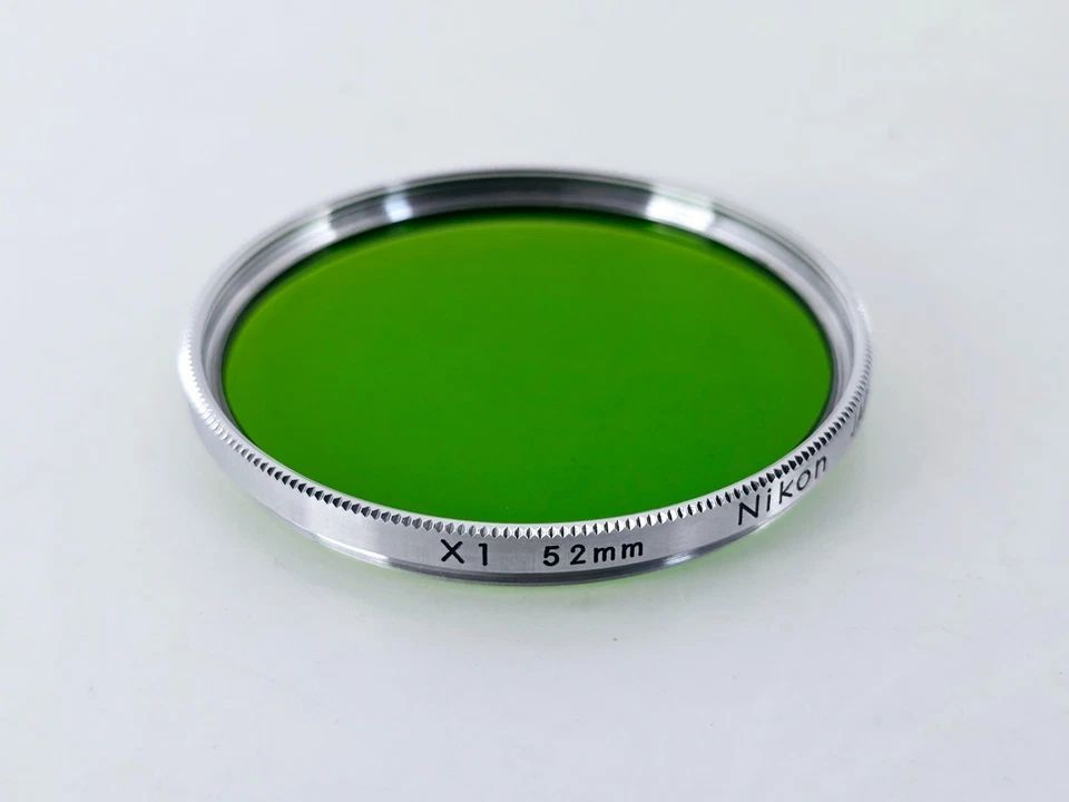 🌸[Near MINT] Nikon X1 52mm Chrome Frame Lens Filter Green From Japan - Image 2 of 4