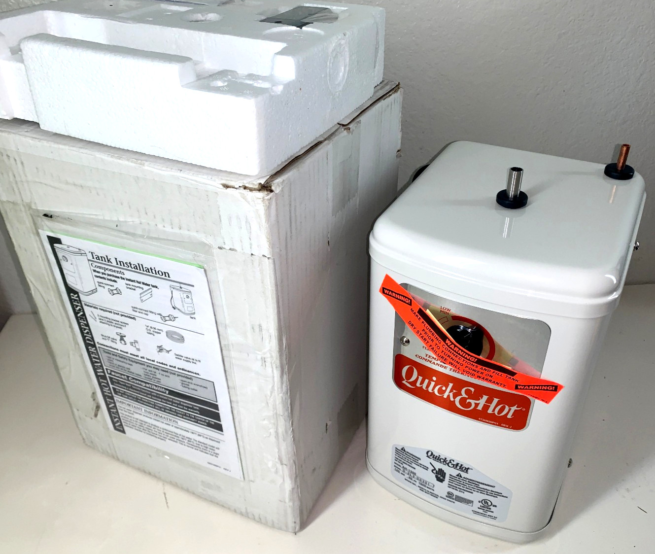 Anaheim AH-1300 Quick & and Hot Instant Hot Water Tank