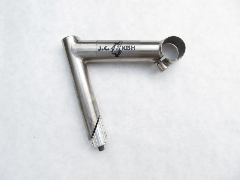 Vintage 1990 Titanium Kish 1" pluma vástago y tija de sillín cero retroceso en 27,2 mm Foto 2 de 4