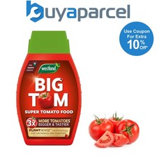 Westland 20100495 Big Tom Super Tomato Food Feed 1L Seaweed Enriched x3 Yield 2.91 per litre