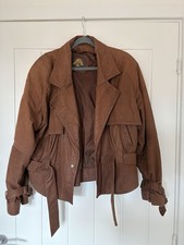 Vintage Adventure Bound Originals Brown Leather Women&rsquo;s Jacket Size L