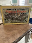 Vintage 1968 Louis Marx Carry-All Action Fighting Knights Playset #4635 Mixed Ac