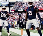 KAYSHON BOUTTE SIGNED 8x10 PHOTO NEW ENGLAND PATRIOTS WR AUTOGRAPH COA