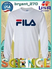Fila Sports spirit lives on Men's Long Sleeve T-Shirts American Tees