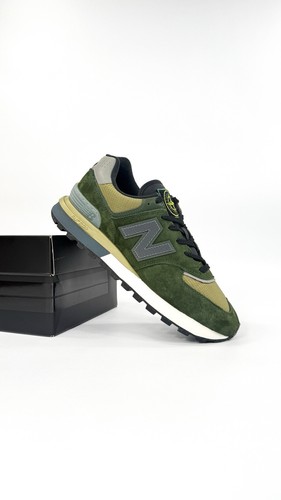 New Balance 574 Legacy Stone Island Dunkelgrün UK10