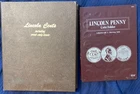 2 Lincoln Coin Albums lots of coins 1909 onwards many rare penny mixed condition