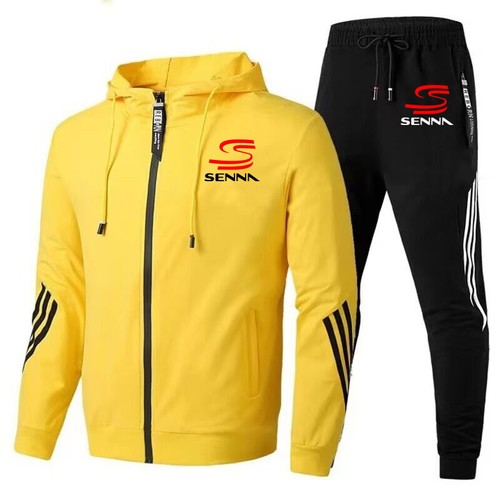 + Set tuta e felpa stampata Ayrton Senna Men con cappuccio - Foto 70 di 77