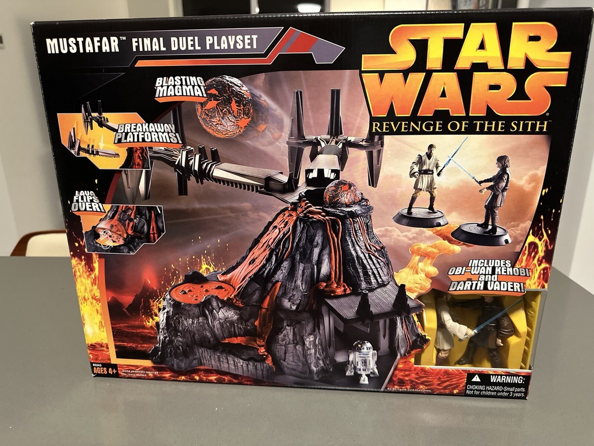 Star Wars Revenge of the Sith Mustafar Final Duel Playset w
