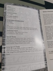 Sega Saturn Tomb Raider Booklet Only