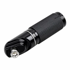 Black Kickstand Extension Jiffy Stand For Harley Dyna Low Rider Wide Glide 91-17