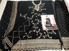 Pakistani Style Heavy Faux Georgette Top Dhoti And Dupatta For Reception  Party