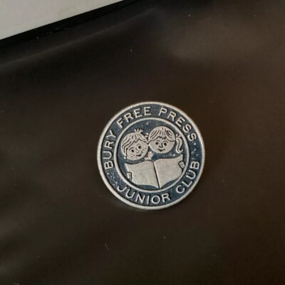 Bury Free Press Junior Club Vintage Abzeichen 
