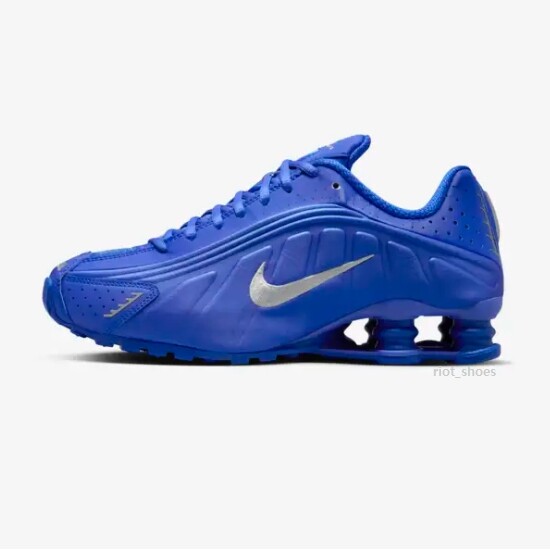 Nike Женские Shox R4 Racer синие (HJ7303-445) Доставляются в ускоренном порядке