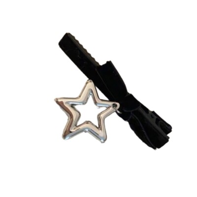 Pendant Hair Clip Elegant Black Hairpin Bowknot Hair Barrettes Perfect for Hair
