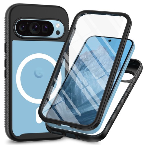Magnetische integrierte Displayschutzfolie robuste Hülle für Google Pixel 9 ProXL/9Pro/9/8 - Bild 6 von 9