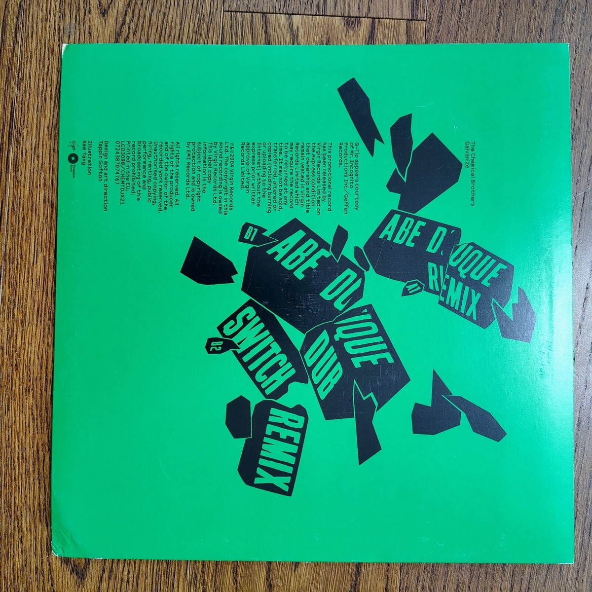 UNPLAYED PROMOTIONAL COPY THE CHEMICAL BROTHERS GALVANIZE 12