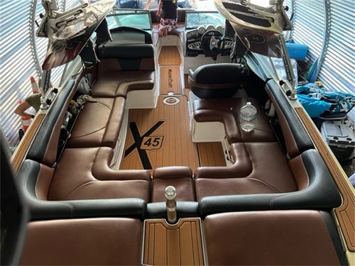 2005-2013 Mastercraft X45 Swim Platform Cockpit Boat EVA Teak Deck Flooring Mat - Picture 4 of 24