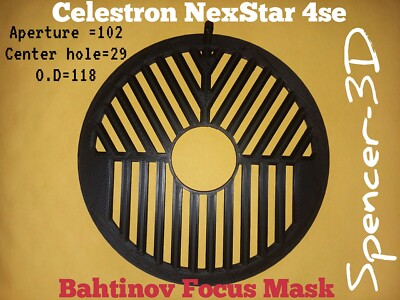 Celestron NexStar 4SE Bahtinov Focus Mask 