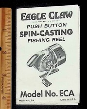 Eagle Claw Plush Button Spin-Casting Model #E...