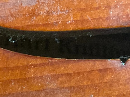 Karl Knilling 3/4 violin serial 15667 - Picture 3 of 3
