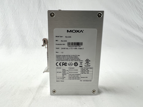 Moxa INJ-24A Gigabit High Power IEEE 802.3af/at PoE+ Injektoren - Bild 3 von 11