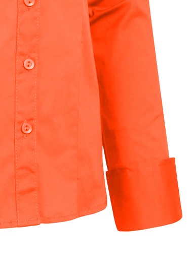 NE PEOPLE Damen 34 Farben Basic Tailored Langarm Button Down Shirt [NEUT04] - Bild 147 von 231