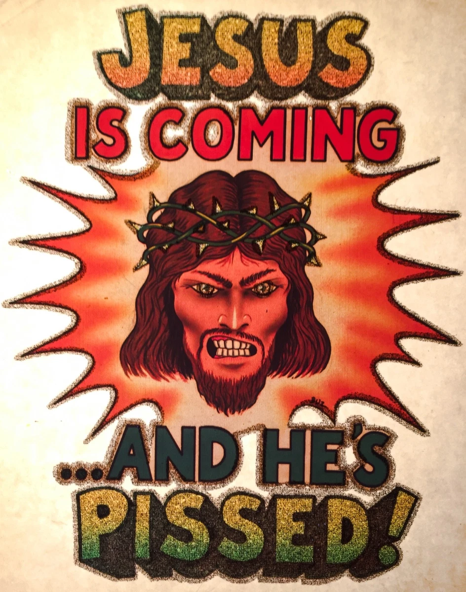 LAST1 VTG Jesus Christian hippie angry love politics rock God t-shirt  iron-on | eBay